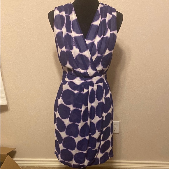 Banana Republic Dresses & Skirts - Banana Republic Purple and White Midi Dress